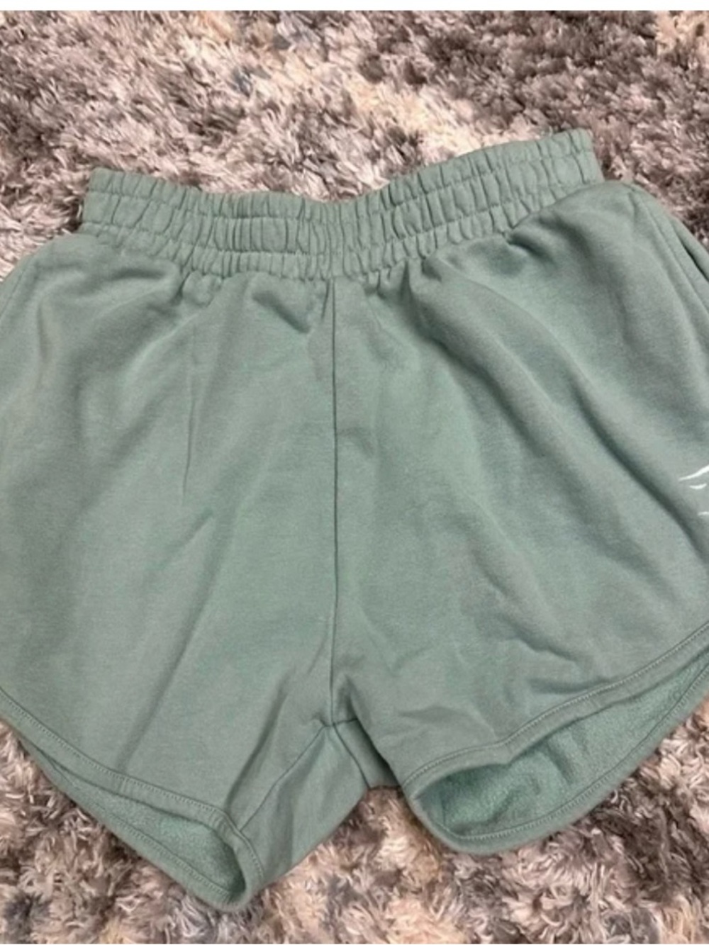 Gymshark Women's Sage Green Athletic Shorts